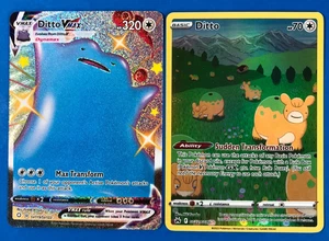 Pokémon Ditto Crown Zenith Galarian Holo GG22/GG70 & VMAX Shining Fates SV119 - Bild 1 von 4