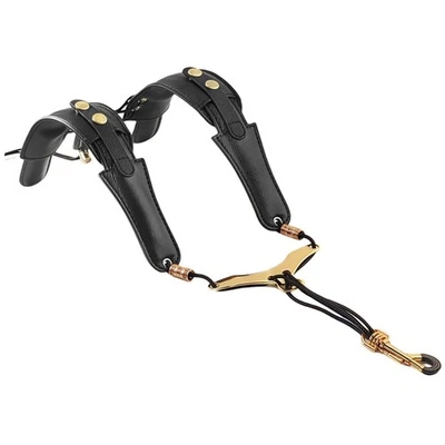 HighLight Saxophone Strap Double Shoudler Harness Straps 2" Widen Adjustable
