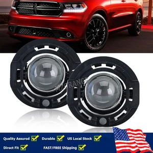For Dodge Challenger Durango 2015-2021 Pair Front Bumper Fog Lamp Driving Light - Picture 1 of 22