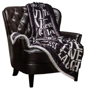 Premium I Love You Gift Throw Blanket - for Love Support Thinking of You Mess... - Picture 1 of 8