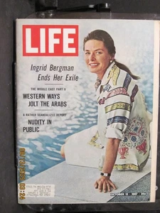 Life Magazine 1967 October 13 Ingrid Bergman Ends Her Exile Buy 4 Free S/H - Picture 1 of 2