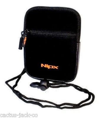 QUALITY NIPX BLACK WATERPROOF CAMERA BAG N-2026(M) 13CM 5.1", NEW & UNOPENED - Image 1 of 4