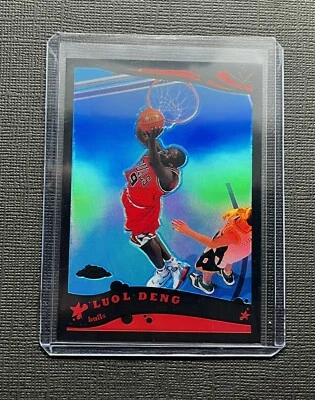 2005-06 Topps Chrome Black Refractors 🔥🔥🔥 /399 LUOL DENG Chicago Bulls #77 - Image 1 of 4