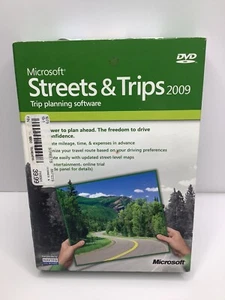 DVD CDD Microsoft Streets & Trips 2009 nuovo sigillato - USA - software di pianificazione viaggi - Foto 1 di 5