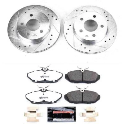 Kit de freio a disco PowerStop - Traseiro - Compatível com Ford Thunderbird 1993-1997, Lincoln Mark - Imagem 1 de 4