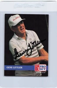 1992 Pro Set Golf #239 Gene Littler Signed Auto *J8790 - Picture 1 of 2