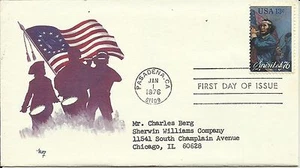 1976 PASADENA CALIFORNIA Spirit of 76 First Day Cover - Picture 1 of 1