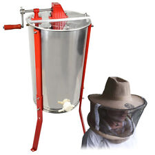 2 Frame Beekeeping 304 Stainless Steel Drum Honey Extractor With Stand Beekeeper