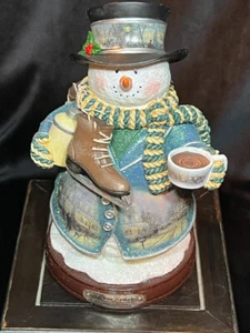 Thomas Kinkade Christmas Memories Snowman 2004 Bradford Exchange 39200 - Picture 1 of 8