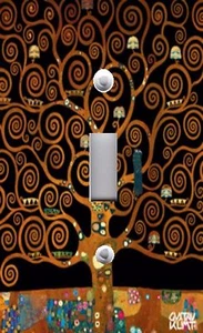 Light Switch Plate & Outlet Covers KLIMT TREE OF LIFE ~ 02 - Picture 1 of 26