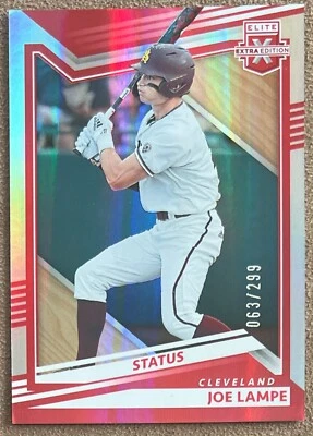 Joe Lampe 2022 Panini Elite Extra Edition Status Red #192 /299 Rookie Parallel - Image 1 of 2