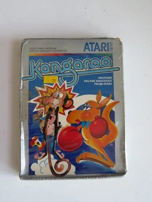 KANGAROO (Atari 5200, 1983) Brand New - FACTORY SEALED - Crushed Box - H Seal? - Image 1 of 4