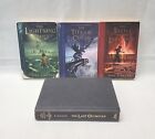 Percy Jackson & the Olympians by Rick Riordan books #1,3,4,5 (distressed)