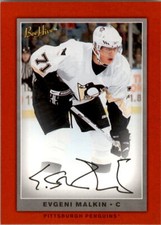 2006-07 Beehive Red Facsimile Signatures #144 Evgeni Malkin - NM-MT
