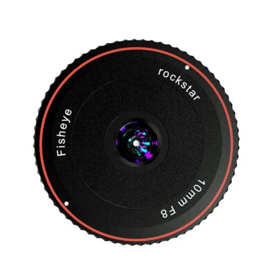 Astrhori 10mm F8 APS-C Ultra Wide Angle MF Fisheye Lens For  Fuji X mount Camera - Image 1 of 4