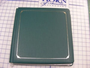 CREATIVE MEMORIES 12 X 12 Scrapbook with 27 pages & protectors - Teal Embossed - Picture 1 of 2