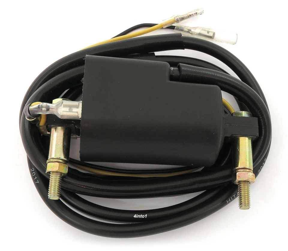 Bobina de encendido universal de 4 ohmios 12 V doble salida Kawasaki KZ400 KZ650 KZ900 KZ1000 Foto 1 de 3