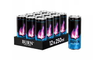 Burn Fruit Punch Energy Drink aus Polen 12 x 250ml Dose Versand mit DHL aus D - Bild 1 von 2