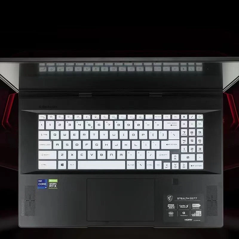 2 X Keyboard Cover Fit MSI GS77 GF76 GL76 GE78 GT77 - Image 1 of 4