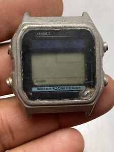 Vintage Casio 242 W-850 Solar Multi Alarm Men Wristwatch Used As A Parts