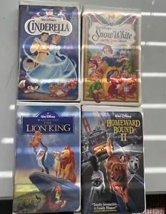 Walt Disney VHS Lot Lion King Cinderella Snow White Homeward Bound II - Picture 1 of 19