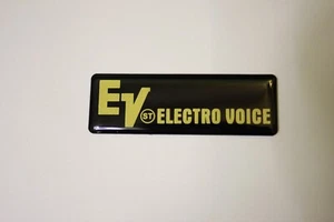 For EV Logo Badge - Hard Plastic Crystal Bubble Top 90mm (3.5") x 30mm (1-3/16") - Picture 1 of 3