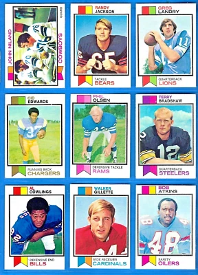 1973 年 Topps 足球全套 528/528 近乎完好/MT — 第 1/4 张图片