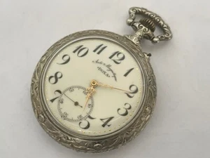 DOXA Hunting Antique 1910s Swiss Beautiful Art Deco Carpet dilizhans Huge Watch - Picture 1 of 15