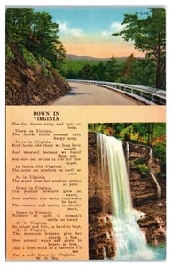 Postal poema Down in Virginia - Imagen 1 de 2