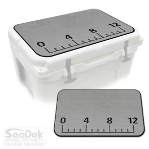 SeaDek Pad Top fits YETI 24 Roadie Cooler - Marine EVA - Ruler - SG/B - Picture 1 of 7
