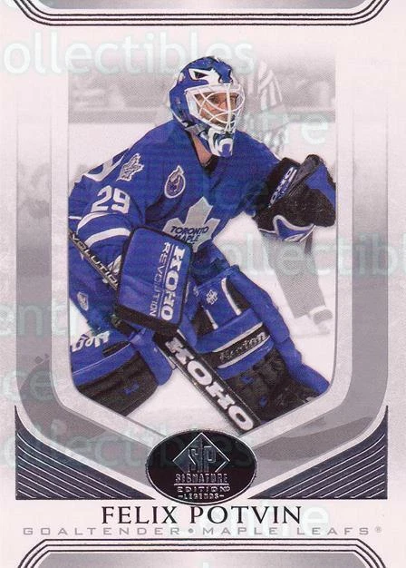 2020-21 SP Signature Edition Legends #8 Felix Potvin - Image 1 of 1