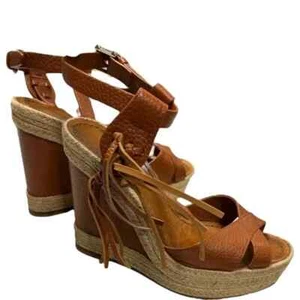 Valentino Shoes Women's Rockee' Fringe Wedge Sandal Size 6 - Picture 1 of 9