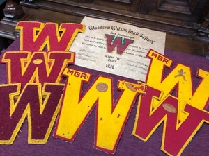 Lot 1938 HIGH SCHOOL BRIEFE Woodrow Wilson High School LANGER STRAND CA unvollkommen! - Bild 1 von 18