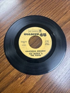 The Mamas and Papas 45rpm California Dreaming’ Dunhill D-1426 TESTED VG FS - Bild 1 von 4