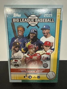 2021 Topps Big League Baseball Collector Hobby Box - w/ Super7 Figurine / Sealed - Picture 1 of 1