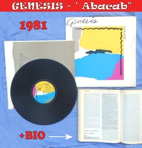 Genesis LP "Abacab" 1981 Vinyl Record Album +Bio ♫ Good Condition - Picture 1 of 7