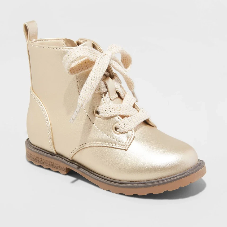 Botas metálicas Giovanna para niñas pequeñas - Calzado de moda para niños Cat & Jack Foto 1 de 1