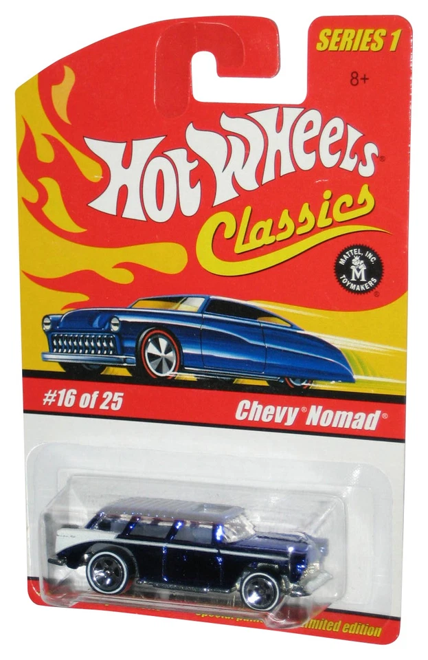 Hot Wheels Classics Series 1 (2004) Blue Chevy Nomad Toy Car #16/25 - Image 1 of 1