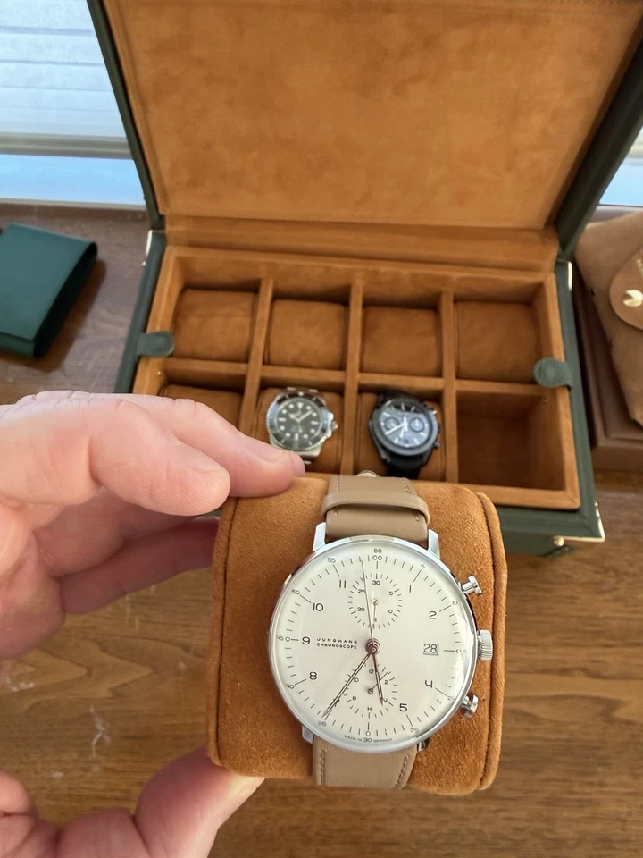 Reloj para hombre Junghans Max Bill cronoscopio automático cronógrafo 40 mm  Foto 1 de 4