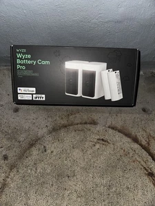 Wyze Battery Cam Pro 2-Pack, Wireless Indoor/Outdoor Home Security Camera - Picture 1 of 3