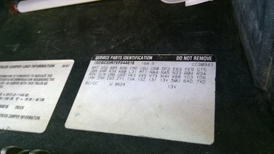 Rear Axle 2WD Srw With 9000-9200 GVW Fits 90-00 CHEVROLET 3500 PICKUP 4029167 Foto 1 de 4