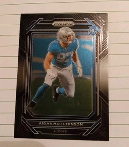 Aidan Hutchinson 2022 Panini Prizm Black RC Detroit Lions - Picture 1 of 2