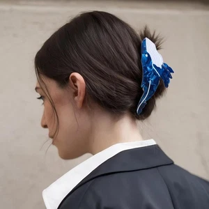 Non Slip Whale Hair Claw Cartoon Whale Shaped Hair Claw Hair Accessories - Picture 1 of 8