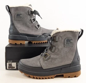 Sorel Tivoli IV Waterproof Winter Snow Boots Women’s Size 9 Quarry Gray NEW NIB - Picture 1 of 14