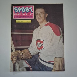SPORT REVUE French-language hockey magazine Dickie Moore Red Kelly 2 1958 - Bild 1 von 5