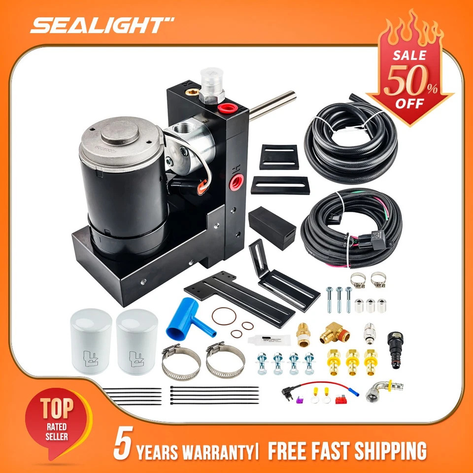 Diesel Fuel Lift Pump Kit for Dodge Ram 3500 2500 1998-2004 5.9L Cummins 165GPH Foto 1 de 4