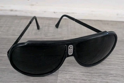 Gafas de sol vintage Corvette Aviator Taiwan de plástico negro  Foto 1 de 4