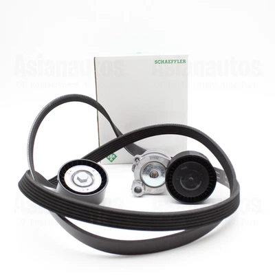 Kit de tensor de rueda loca acanalada INA V para Mercedes-Benz C300 2,0 L 2015-2018 Foto 1 de 4