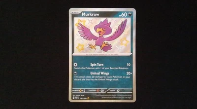 Pokemon Murkrow 181/091 SV: Paldean Fates Holo - Image 1 of 2