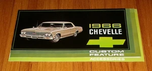 Original 1966 Chevrolet Chevelle Custom Feature Accessories Brochure - Picture 1 of 2